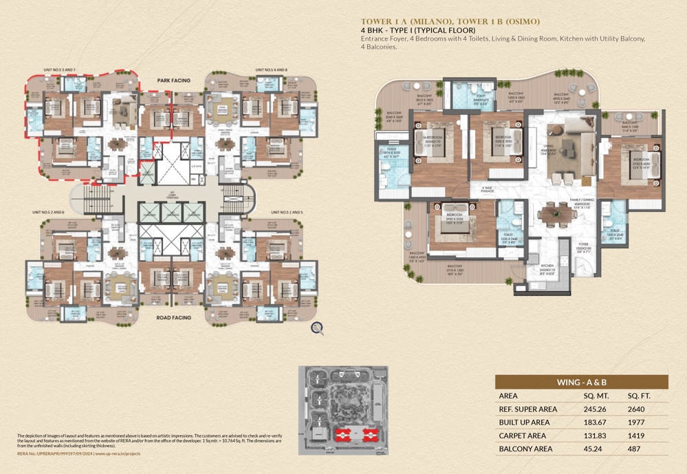 Size-2640 Sq.Ft.