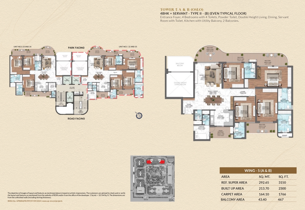 Size-3150 Sq.Ft.