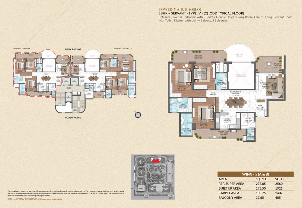Size-2560 Sq.Ft.