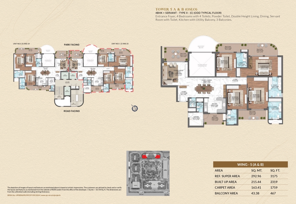 Size-3175 Sq.Ft.